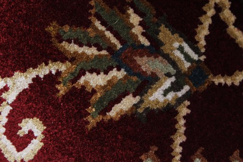 Isfahan Beige Hand Knotted 51 X 82 Area Rug 250-26832 Image 12