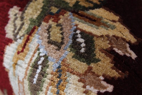 Isfahan Beige Hand Knotted 51 X 82 Area Rug 250-26832 Image 1