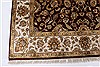 Isfahan Beige Hand Knotted 51 X 82  Area Rug 250-26832 Thumb 7