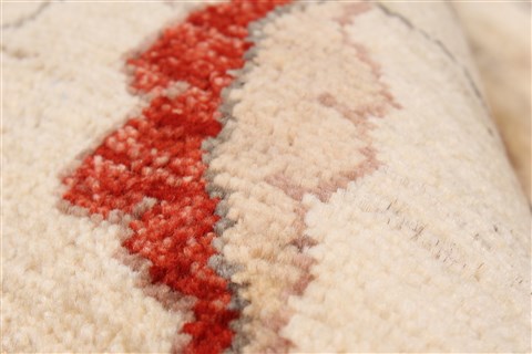 Pishavar Beige Hand Knotted 59 X 79 Area Rug 250-26833 Image 1
