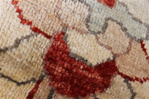 Pishavar Beige Hand Knotted 59 X 79 Area Rug 250-26833 Image 2
