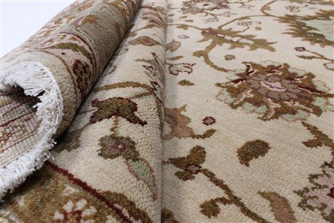 Chobi Beige Hand Knotted 57 X 710 Area Rug 250-26834 Image 1