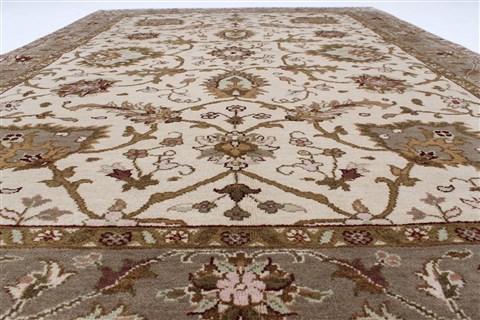 Chobi Beige Hand Knotted 57 X 710 Area Rug 250-26834 Image 4