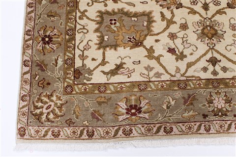 Chobi Beige Hand Knotted 57 X 710 Area Rug 250-26834 Image 6