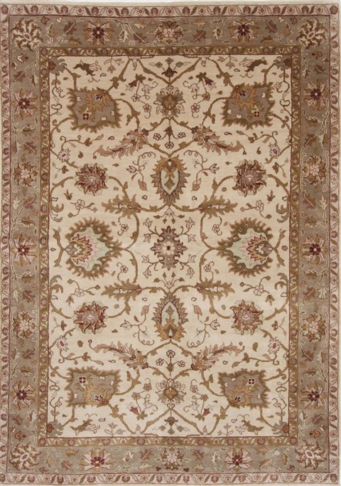 Chobi Beige Hand Knotted 57 X 710 Area Rug 250-26834 Image 0