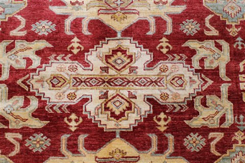 Kazak Yellow Hand Knotted 58 X 79 Area Rug 250-26836 Image 4