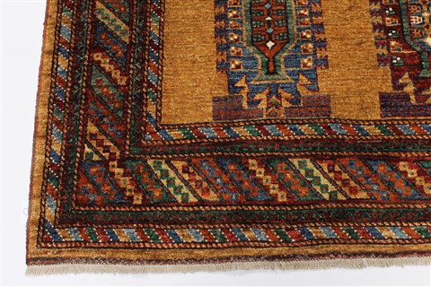 Chobi Green Hand Knotted 62 X 73 Area Rug 250-26837 Image 6