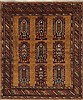 Chobi Green Hand Knotted 62 X 73 Area Rug 250-26837 Thumb 0