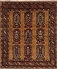 Chobi Green Hand Knotted 62 X 73  Area Rug 250-26837 Thumb 0