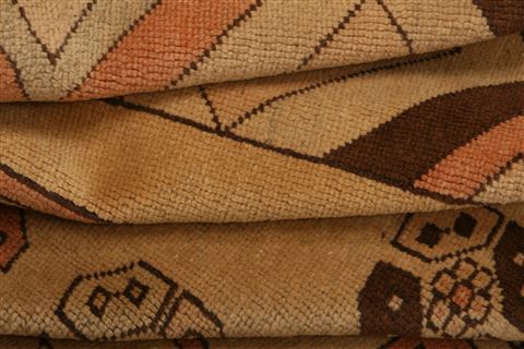 Gabbeh Brown Hand Knotted 49 X 611 Area Rug 100-26838 Image 2