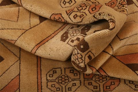 Gabbeh Brown Hand Knotted 49 X 611 Area Rug 100-26838 Image 7