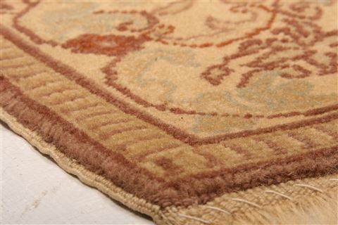 Tabriz Brown Hand Knotted 40 X 60 Area Rug 100-26839 Image 1