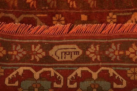 Kurdi Red Hand Knotted 42 X 610 Area Rug 100-26840 Image 9