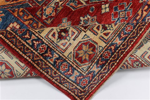 Kazak Blue Hand Knotted 57 X 78 Area Rug 250-26843 Image 11