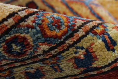 Kazak Yellow Hand Knotted 57 X 79 Area Rug 250-26846 Image 10
