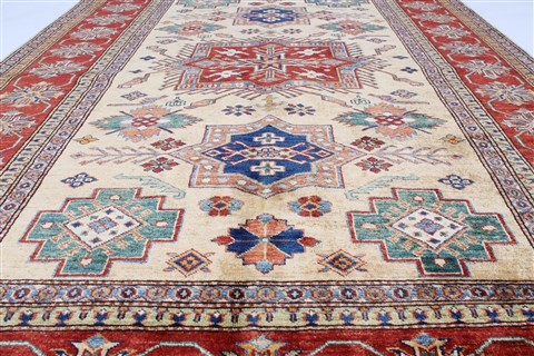 Kazak Yellow Hand Knotted 57 X 79 Area Rug 250-26846 Image 4