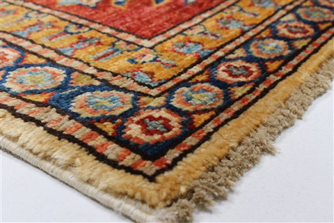 Kazak Yellow Hand Knotted 57 X 79 Area Rug 250-26846 Image 8