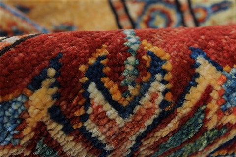 Kazak Yellow Hand Knotted 57 X 79 Area Rug 250-26846 Image 9