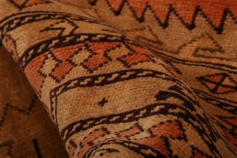 Kazak Brown Hand Knotted 50 X 66 Area Rug 253-26847 Image 2