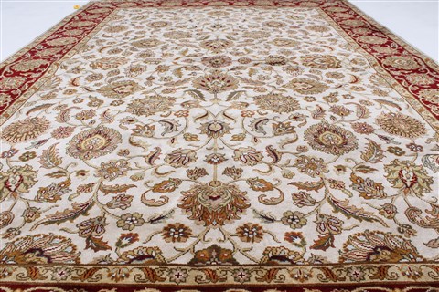Kashan Beige Hand Knotted 56 X 711 Area Rug 250-26850 Image 3