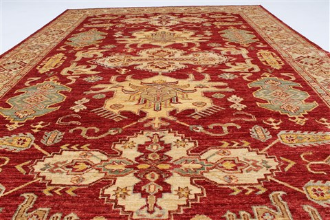 Kazak Red Hand Knotted 58 X 81 Area Rug 250-26851 Image 3