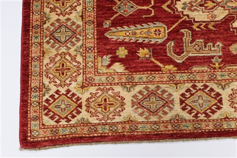 Kazak Red Hand Knotted 58 X 81 Area Rug 250-26851 Image 6