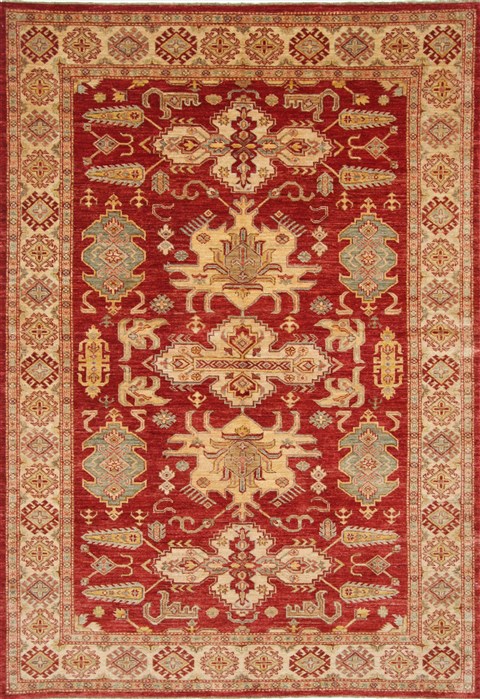 Kazak Red Hand Knotted 58 X 81 Area Rug 250-26851 Image 0