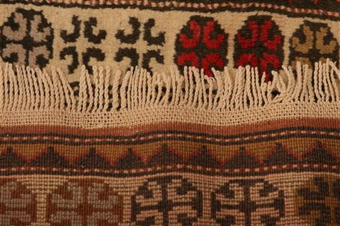 Kazak White Hand Knotted 311 X 73 Area Rug 253-26852 Image 4