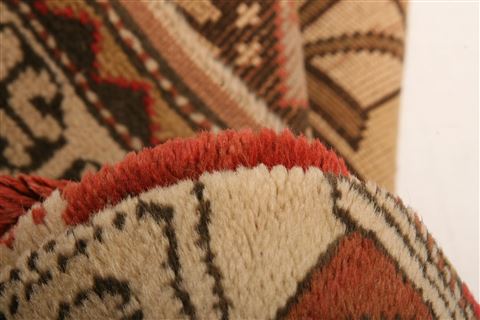 Kazak White Hand Knotted 311 X 73 Area Rug 253-26852 Image 6