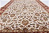 Kashan Beige Hand Knotted 54 X 82  Area Rug 250-26853 Thumb 5