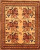 Afshar Brown Hand Knotted 41 X 410  Area Rug 100-26854 Thumb 0