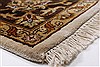 Kashan Beige Hand Knotted 57 X 81  Area Rug 250-26855 Thumb 7