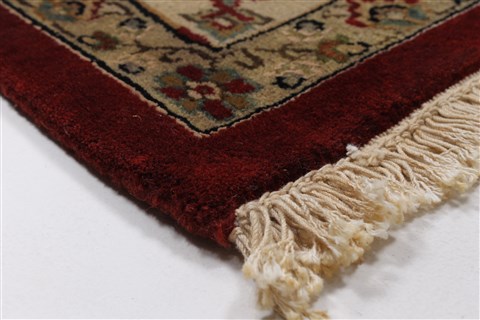 Kashmar Beige Hand Knotted 55 X 80 Area Rug 250-26856 Image 8