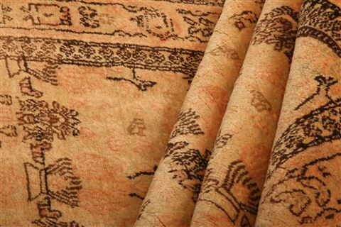 Qum Beige Hand Knotted 48 X 69 Area Rug 100-26857 Image 4