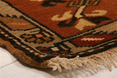 Kazak Red Hand Knotted 41 X 610 Area Rug 253-26858 Image 4