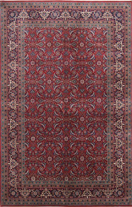 Tabriz Green Hand Knotted 50 X 711 Area Rug 250-26859 Image 0