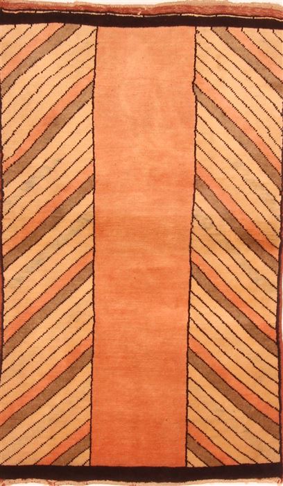 Gabbeh Red Hand Knotted 211 X 52 Area Rug 253-26860 Image 0