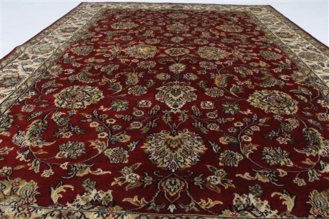 Tabriz Beige Hand Knotted 56 X 711 Area Rug 250-26861 Image 3