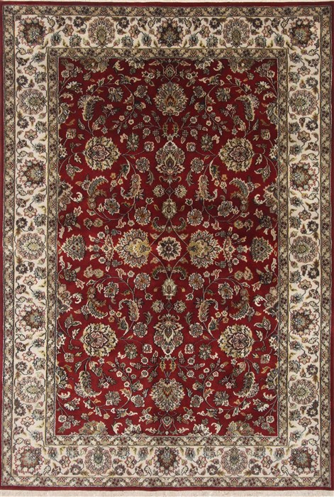 Tabriz Beige Hand Knotted 56 X 711 Area Rug 250-26861 Image 0