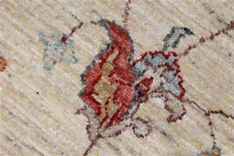 Chobi Beige Hand Knotted 59 X 77 Area Rug 250-26863 Image 11