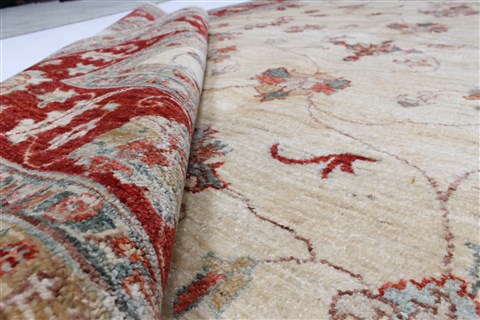 Chobi Beige Hand Knotted 59 X 77 Area Rug 250-26863 Image 3