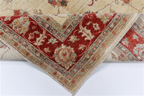 Chobi Beige Hand Knotted 59 X 77 Area Rug 250-26863 Image 4