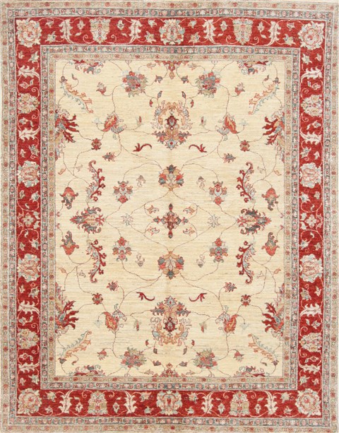 Chobi Beige Hand Knotted 59 X 77 Area Rug 250-26863 Image 0