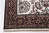 Isfahan White Hand Knotted 51 X 83  Area Rug 250-26865 Thumb 6