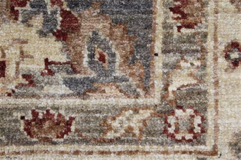 Chobi Beige Hand Knotted 62 X 77 Area Rug 250-26870 Image 11