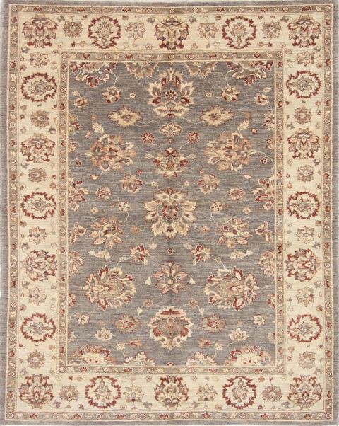 Chobi Beige Hand Knotted 62 X 77 Area Rug 250-26870 Image 0