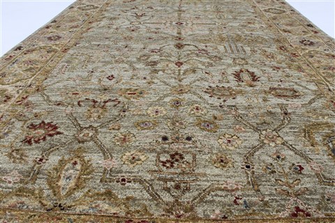 Chobi Beige Hand Knotted 411 X 80 Area Rug 250-26871 Image 3