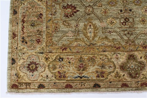 Chobi Beige Hand Knotted 411 X 80 Area Rug 250-26871 Image 6