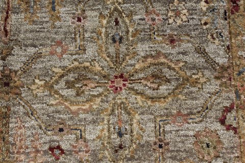 Chobi Beige Hand Knotted 411 X 80 Area Rug 250-26871 Image 8