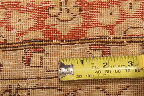 Sarouk Beige Hand Knotted 41 X 57 Area Rug 100-26872 Image 9